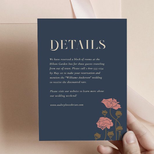 Art Nouveau Details Behuizing Kaart