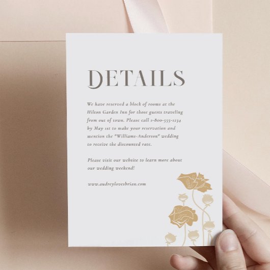 Art Nouveau Details Behuizing Kaart