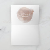 Art Nouveau dierenriem opgevouwen bedankpas Bedankkaart (Binnen)