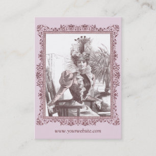 Art Nouveau Diva - Prachtige  Visitekaartjes