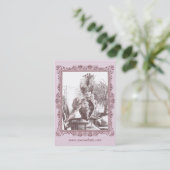 Art Nouveau Diva - Prachtige  Visitekaartjes (Staand voorkant)