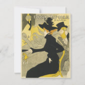 Art Nouveau, Divan Japonais door Toulouse Lautrec (Voorkant)