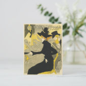 Art Nouveau, Divan Japonais door Toulouse Lautrec Briefkaart (Staand voorkant)