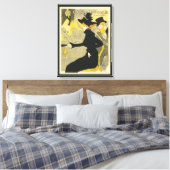 Art Nouveau, Divan Japonais door Toulouse Lautrec Canvas Afdruk (Insitu (Slaapkamer))