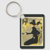 Art Nouveau, Divan Japonais door Toulouse Lautrec Sleutelhanger (Voorkant)