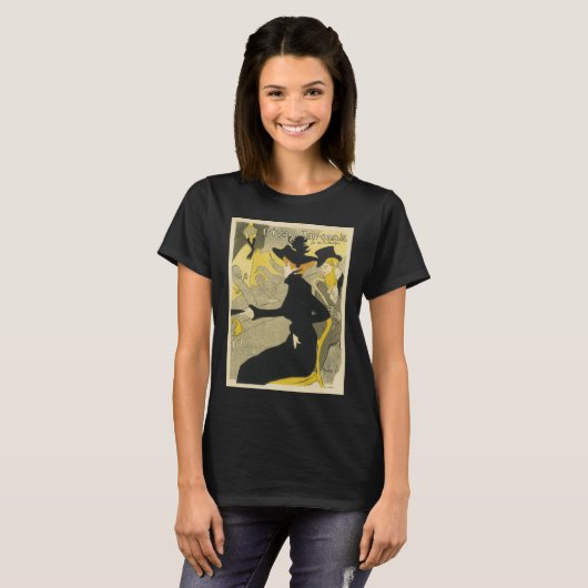 Art Nouveau, Divan Japonais door Toulouse Lautrec T-shirt (Voorkant volledig)