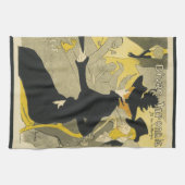 Art Nouveau, Divan Japonais door Toulouse Lautrec Theedoek (Horizontaal)