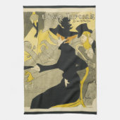 Art Nouveau, Divan Japonais door Toulouse Lautrec Theedoek (Verticaal)