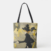 Art Nouveau, Divan Japonais door Toulouse Lautrec Tote Bag (Achterkant)