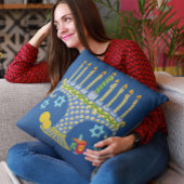 Art Nouveau Doodle Hondenvakantie Chanoeka Kaart