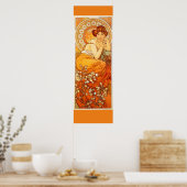 Art Nouveau door Alfons Mucha. Poster (Keuken)