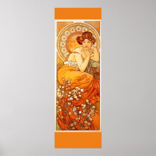 Art Nouveau door Alfons Mucha. Poster (Voorkant)
