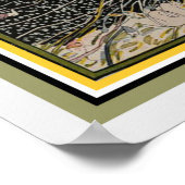 Art Nouveau Dragon Hoesje voor Jugend Poster (Hoek)