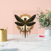 Art Nouveau Dragonfly Elegante Steampunk Acryl Bord (Huwelijk)