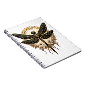 Art Nouveau Dragonfly Elegante Steampunk Notitieboek (Rechterzijde)