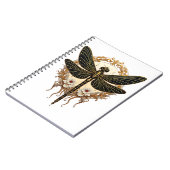 Art Nouveau Dragonfly Elegante Steampunk Notitieboek (Linkerzijde)