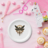 Art Nouveau Dragonfly Elegante Steampunk Papieren Bordje (Feest)