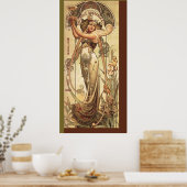 Art Nouveau Drink Advertisement Poster (Keuken)