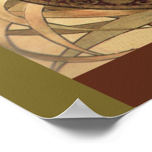 Art Nouveau Drink Advertisement Poster (Hoek)