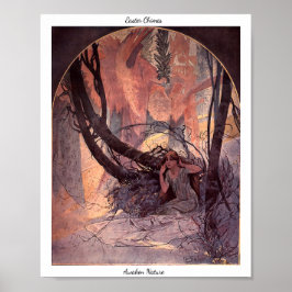 Art Nouveau Easter Chimes Awaken Natuur Poster