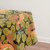 art nouveau eekhoorns in boompatroon tafelkleed (Voorbeeld)