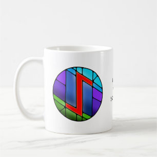 Art Nouveau Eihwaz Rune Mok – UITHOUDBAARHEID!