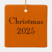 Art Nouveau eikels en eikenbladeren Keramisch Ornament (Achterkant)