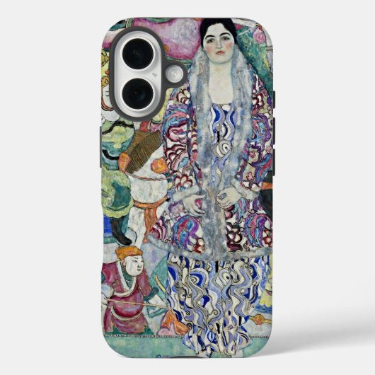 Art Nouveau Elegance: Klimt iPhone hoesje (Achterkant)
