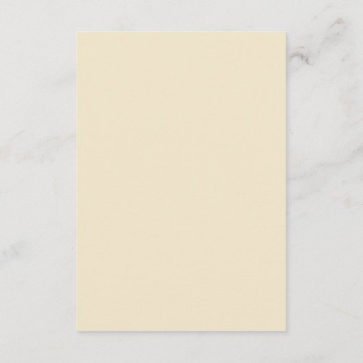 Art Nouveau Elegante Botanische bruiloft Informatiekaartje (Achterkant)