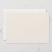 Art Nouveau Elegante Botanische bruiloft Save The Date (Achterkant)