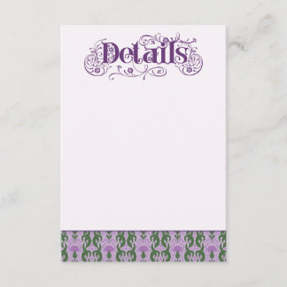 Art Nouveau Elegante Distel Sering Hechter Kaart