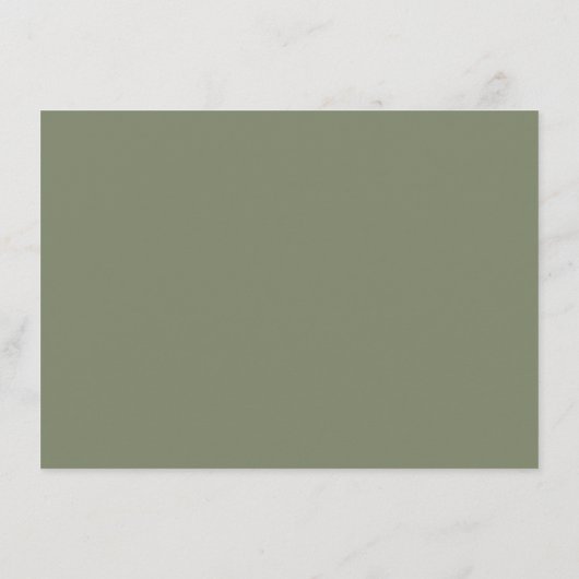 Art Nouveau Elegante Salie en Gouden Bruiloft Deta Informatiekaartje (Achterkant)