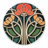 Art Nouveau Elegantie Knoppen Pull (Voorkant)