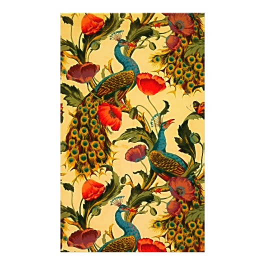 Art Nouveau Elegantie: Sidewall, The Peacock, 1896 Foto Afdruk (Voorkant)