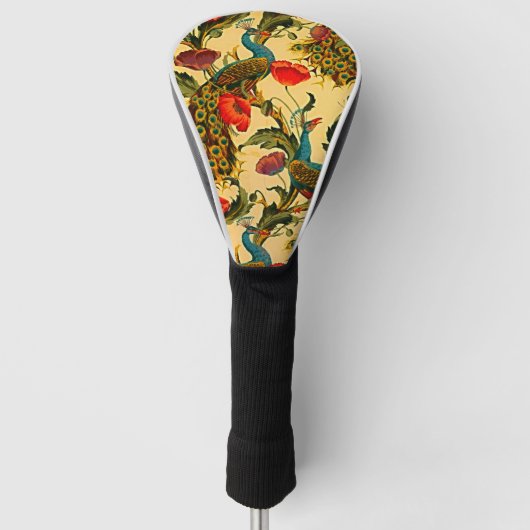 Art Nouveau Elegantie: Sidewall, The Peacock, 1896 Golfheadcover (Voorkant)
