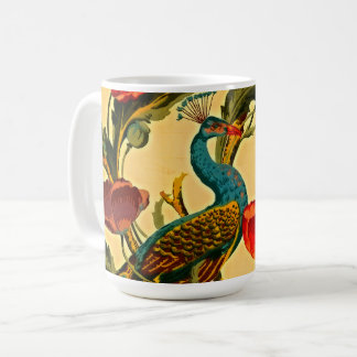 Art Nouveau Elegantie: Sidewall, The Peacock, 1896 Koffiemok