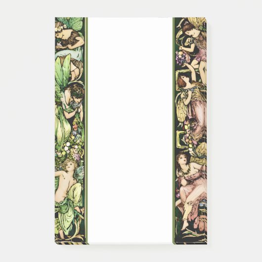 Art Nouveau elfenillustratie Post-it® Notes (Voorkant)