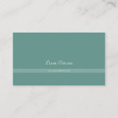 Art Nouveau Enchanted Forest Visitekaartje (Achterkant)