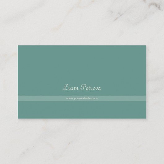 Art Nouveau Enchanted Forest Visitekaartje (Achterkant)