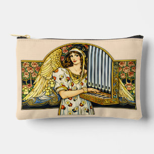 Art Nouveau Engel Orgelspeler Antieke Muziek Etui