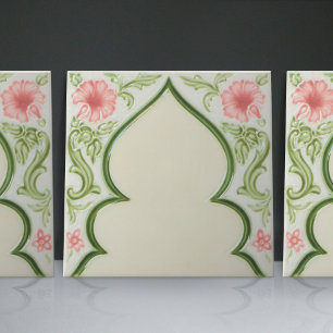 Art Nouveau Era 1905 door H. & R. Johnson Tegeltje