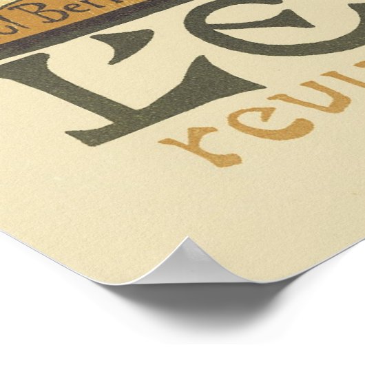 Art Nouveau "Ermitage Poster (Hoek)