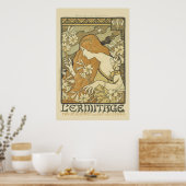 Art Nouveau "Ermitage Poster (Keuken)
