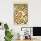 Art Nouveau "Ermitage Poster (Thuiskantoor)