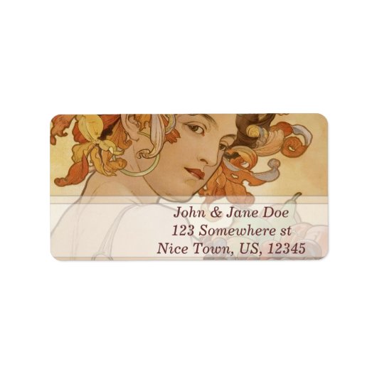 Art Nouveau Etiket (Voorkant)