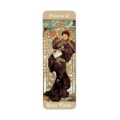Art Nouveau Ex-Libris Bookplate Booklabel Etiket (Voorkant)