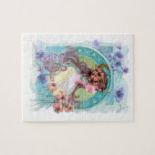 Art Nouveau Exotic Lady Legpuzzel (Horizontaal)