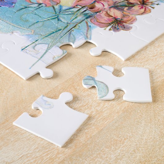  Art Nouveau Exotic Lady Legpuzzel (Zijkant)