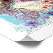 Art Nouveau Exotic Lady Poster (Hoek)