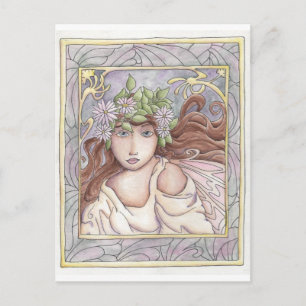 Art Nouveau Fairy Briefkaart
